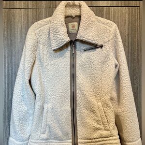 Royal Robbins Cream Sherpa Textured Jacket